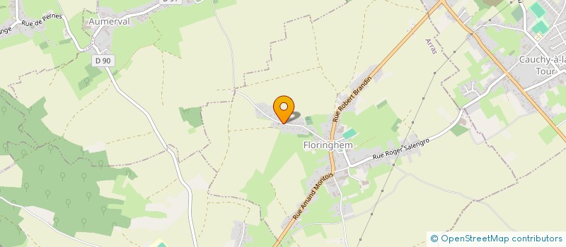 localisation de l'entreprise ASSOCIATION MUSIC PROJECT62  FLORINGHEM