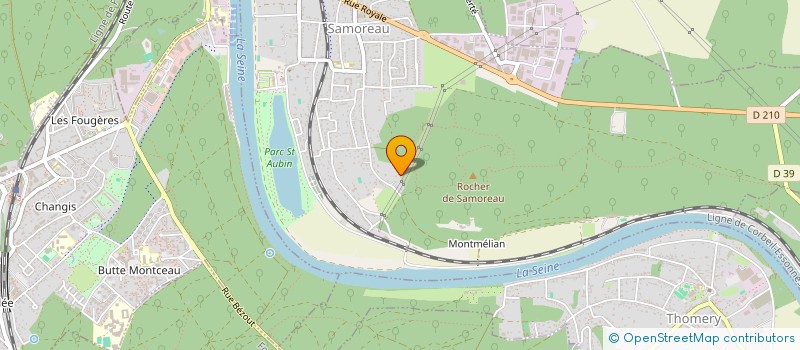 localisation de l'entreprise ASSOCIATION MUSIC-SHOW  SAMOREAU