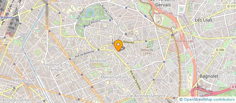 localisation de l'entreprise ASSOCIATION MUSICA 20  PARIS