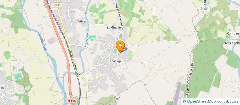 localisation de l'entreprise ASSOCIATION MUSICAL ST HILAIRE  SAINT-HILAIRE-DE-BRETHMAS