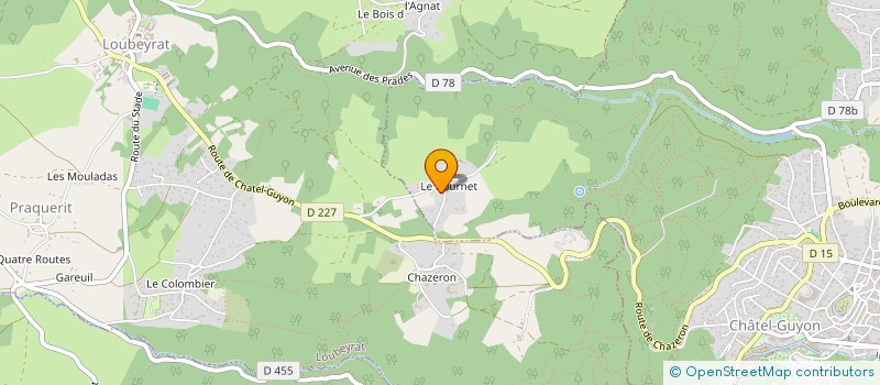 localisation de l'entreprise ASSOCIATION MUSICAL TRIP  CHATEL-GUYON