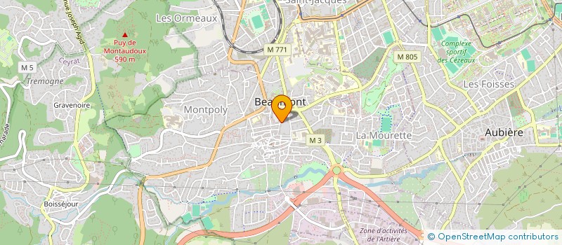 localisation de l'entreprise ASSOCIATION MUSICALE CHANTECLERC à BEAUMONT