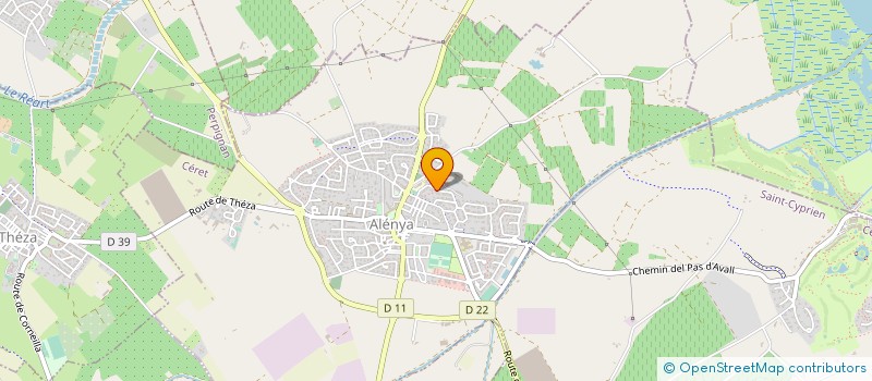 localisation de l'entreprise ASSOCIATION MUSICALE D'ALENYA  ALENYA