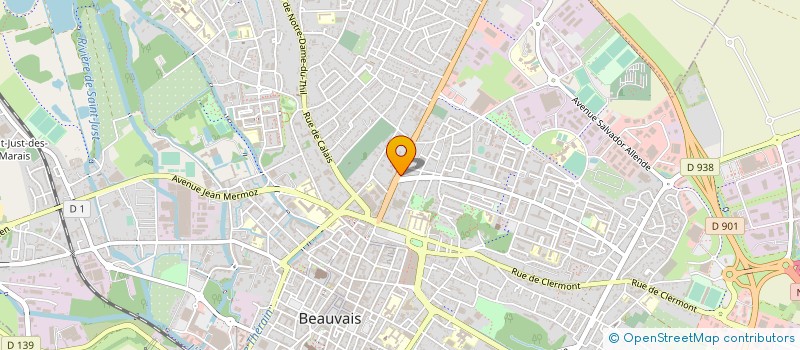 localisation de l'entreprise ASSOCIATION MUSICALE DE BEAUVAIS  BEAUVAIS