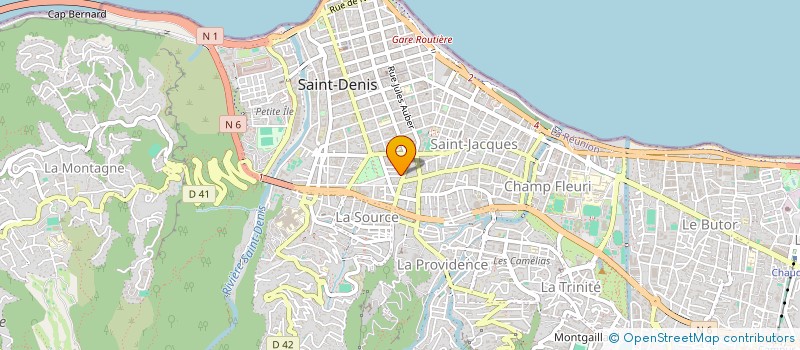 localisation de l'entreprise ASSOCIATION MUSICALE DE LA REUNION à SAINT-DENIS