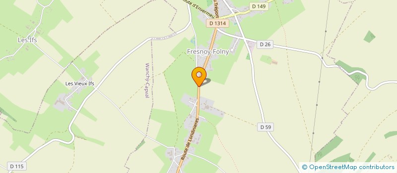 localisation de l'entreprise ASSOCIATION MUSICALE DE LONDINIERES à LONDINIERES