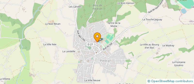 localisation de l'entreprise ASSOCIATION MUSICALE DE PLEDRAN à PLEDRAN