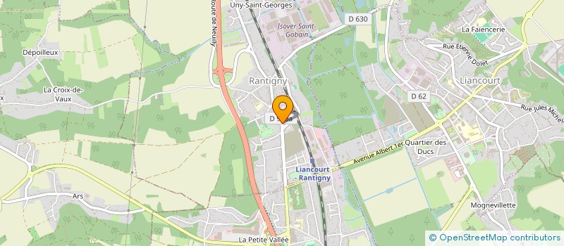 localisation de l'entreprise ASSOCIATION MUSICALE DE RANTIGNY  RANTIGNY