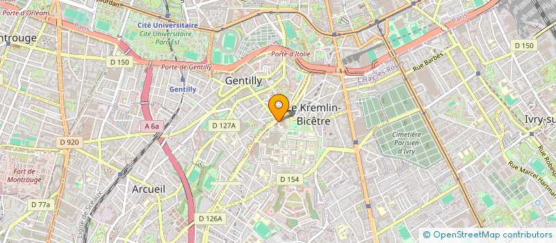 localisation de l'entreprise ASSOCIATION MUSICALE DES KARABINS DE BICETRE à LE KREMLIN-BICETRE