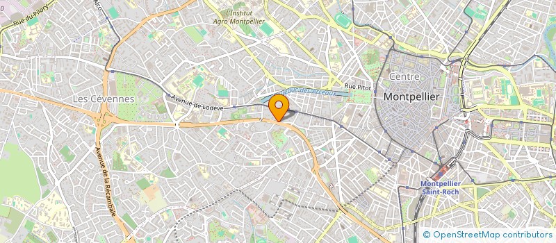 localisation de l'entreprise ASSOCIATION MUSICALE DU LANGUEDOC à MONTPELLIER