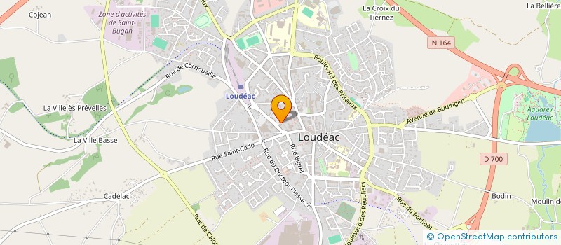 localisation de l'entreprise ASSOCIATION MUSICALE DU PAYS DE LOUDEAC à LOUDEAC