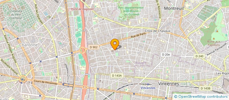 localisation de l'entreprise ASSOCIATION MUSICALE ET ARTISTIQUE LIBRE INDEPENDANTE ET AUTONOME à MONTREUIL
