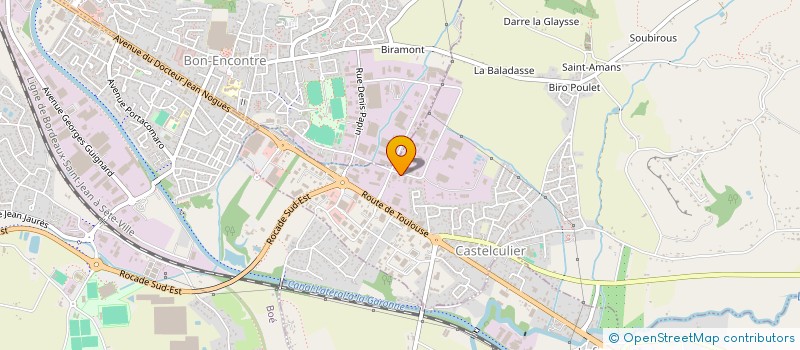 localisation de l'entreprise ASSOCIATION MUSICALE ET CULTURELLE LES ZICOSAPIENS  CASTELCULIER