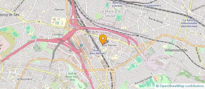 localisation de l'entreprise ASSOCIATION MUSICALE ET D'ENSEIGNEMENT à ROSNY-SOUS-BOIS