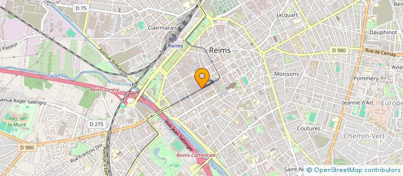 localisation de l'entreprise ASSOCIATION MUSICALE FALADO (AMF)  REIMS