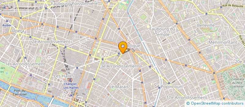 localisation de l'entreprise ASSOCIATION MUSICALE FRANCO TURQUE DE PARIS - PARIS TURK MUZIGI KOROSU  PARIS