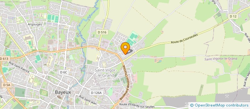 localisation de l'entreprise ASSOCIATION MUSICALE KOLIBRI  SAINT-VIGOR-LE-GRAND