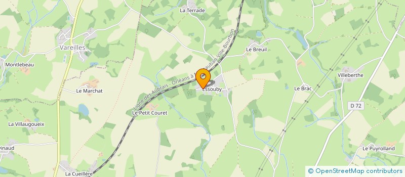 localisation de l'entreprise ASSOCIATION MUSICALE LES AMIS DE K'MEL&ON à SAINT-AGNANT-DE-VERSILLAT