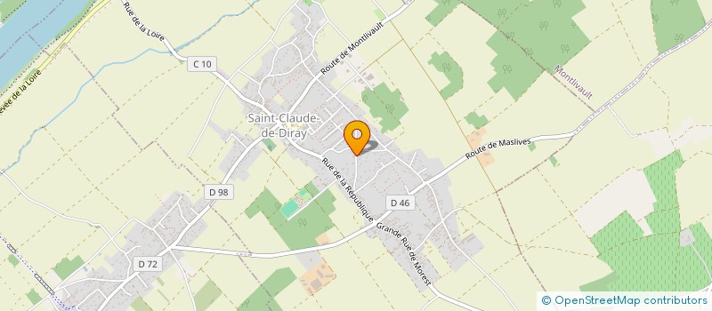 localisation de l'entreprise ASSOCIATION MUSICALE LES ANONYMES  SAINT-CLAUDE-DE-DIRAY