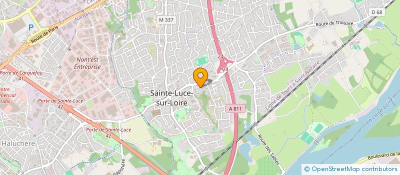 localisation de l'entreprise ASSOCIATION MUSICALE LUCEENNE à SAINTE-LUCE-SUR-LOIRE