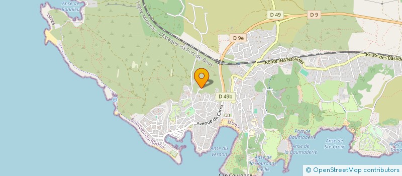 localisation de l'entreprise ASSOCIATION MUSICALE NATTY CREW  MARTIGUES