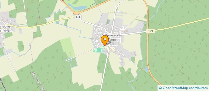 localisation de l'entreprise ASSOCIATION MUSICALE VILCOMTOISE  VILLENEUVE-LE-COMTE