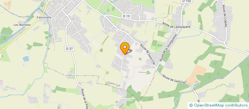 localisation de l'entreprise ASSOCIATION MUSICALE ZESTE  SAINT-LYS