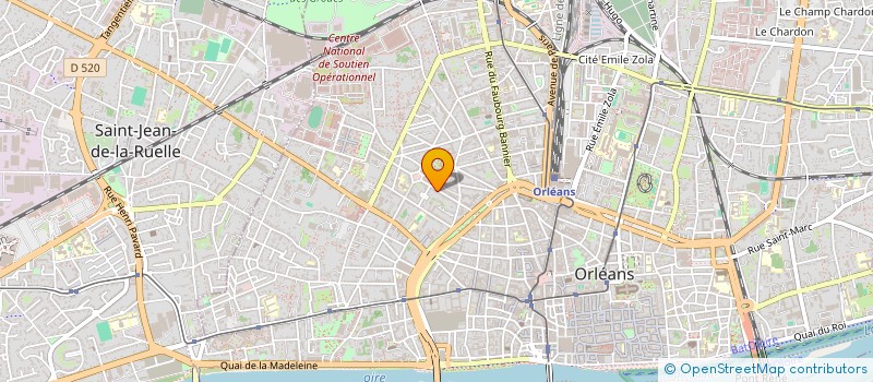 localisation de l'entreprise ASSOCIATION MUSICALMI à ORLEANS