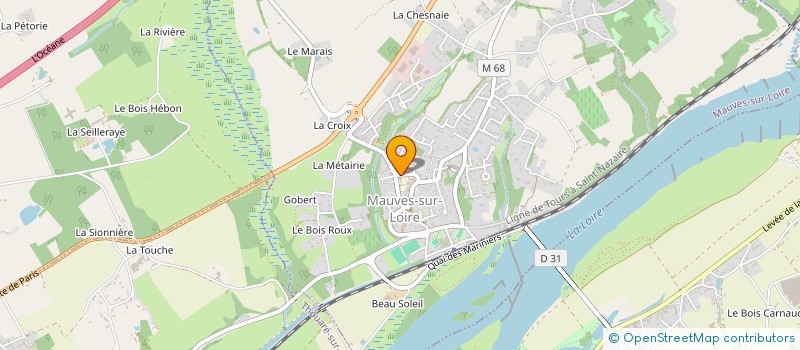 localisation de l'entreprise ASSOCIATION MUSICAMAUVES à MAUVES-SUR-LOIRE