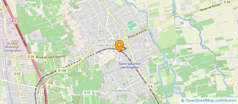 localisation de l'entreprise ASSOCIATION MUSICANTI  SAINT-SATURNIN-LES-AVIGNON