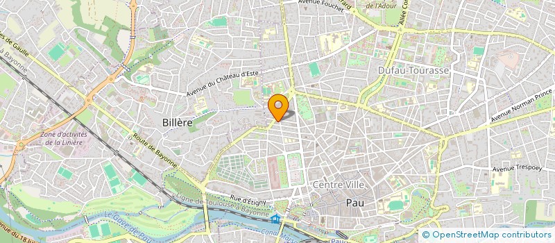 localisation de l'entreprise ASSOCIATION MUSICAP à PAU