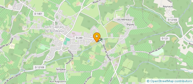 localisation de l'entreprise ASSOCIATION MUSICAPRAIS  SAINT-CAPRAIS-DE-BORDEAUX