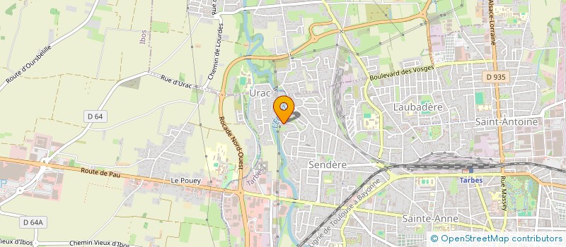 localisation de l'entreprise ASSOCIATION MUSICAVIVENTE  TARBES