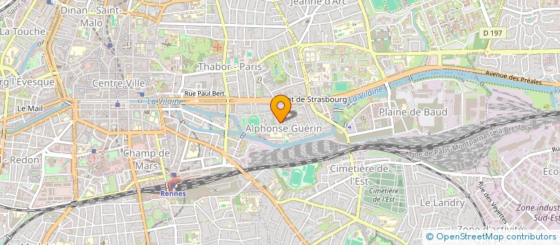 localisation de l'entreprise ASSOCIATION MUSICIENNE S  RENNES