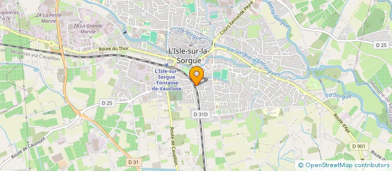 localisation de l'entreprise ASSOCIATION MUSILIANCE à L'ISLE-SUR-LA-SORGUE