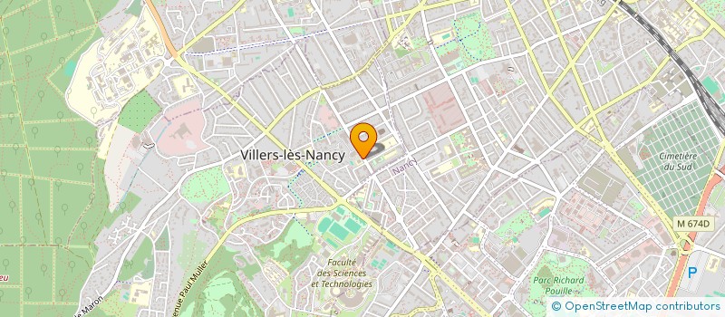 localisation de l'entreprise ASSOCIATION MUSIQUE CULTURE FOLKLORE  VILLERS-LES-NANCY