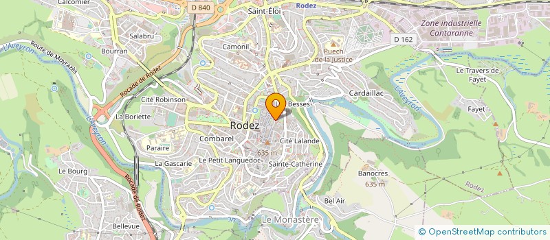 localisation de l'entreprise ASSOCIATION MUSIQUE D'ANTAN  RODEZ