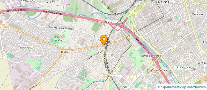 localisation de l'entreprise ASSOCIATION MUSIQUE EN FRANCE  REIMS