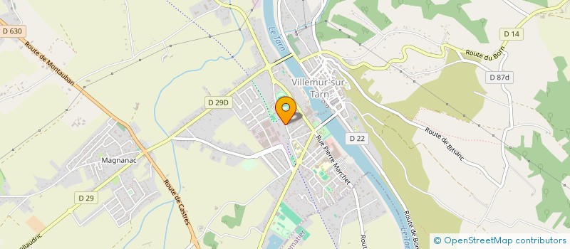 localisation de l'entreprise ASSOCIATION MUSIQUE EN TETE  VILLEMUR-SUR-TARN