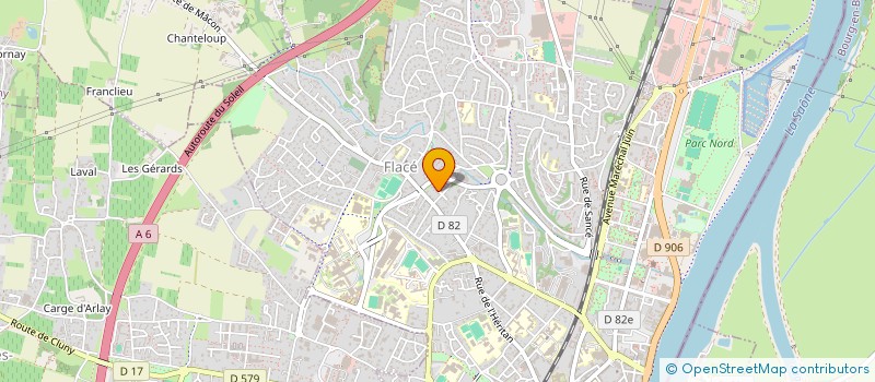 localisation de l'entreprise ASSOCIATION MUSIQUE ET CREATION à MACON