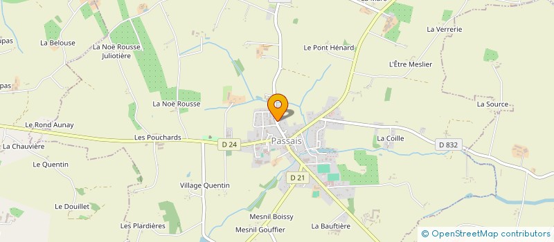 localisation de l'entreprise ASSOCIATION MUSIQUE ET LOISIRS à PASSAIS VILLAGES