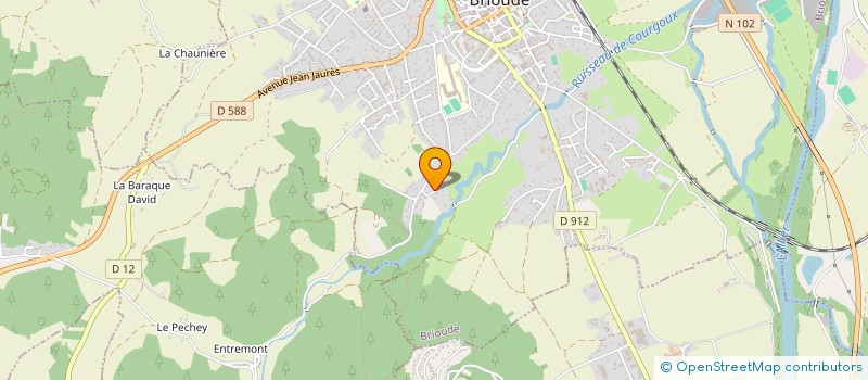 localisation de l'entreprise ASSOCIATION MUSIQUE SUR UN PLATEAU  BRIOUDE