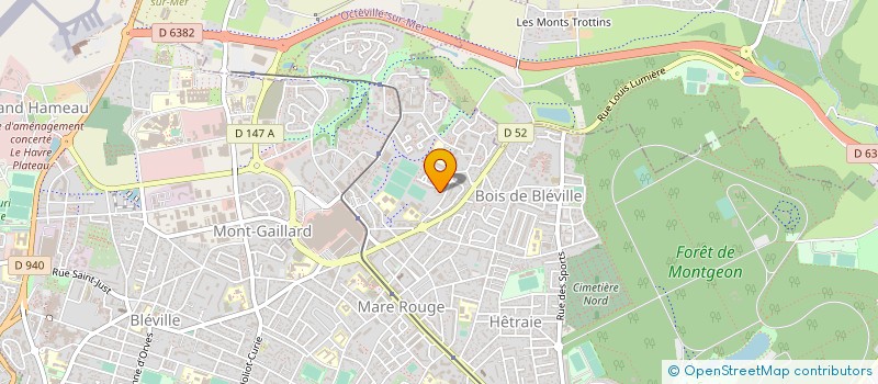 localisation de l'entreprise ASSOCIATION MUSIQUE & VARIETES (AMV) à LE HAVRE