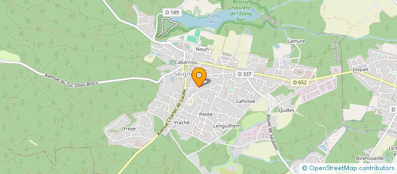 localisation de l'entreprise ASSOCIATION MUSIQUES MAX  SEIGNOSSE