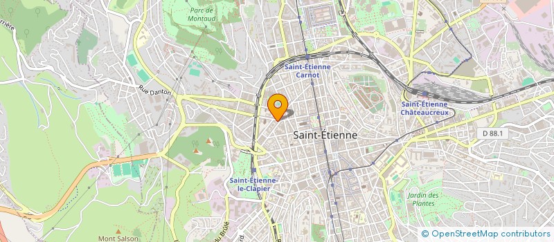 localisation de l'entreprise ASSOCIATION MUSITECTURE  SAINT-ETIENNE