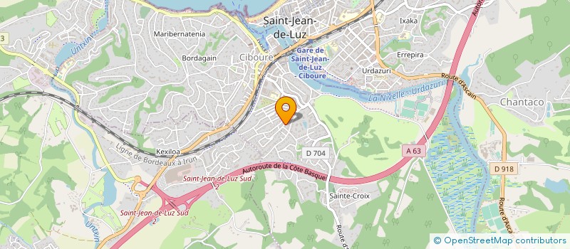 localisation de l'entreprise ASSOCIATION MUSKUA à CIBOURE