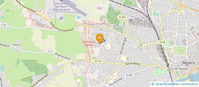localisation de l'entreprise ASSOCIATION MUSULMANE à NEVERS