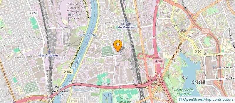 localisation de l'entreprise ASSOCIATION MUSULMANE D'ALFORTVILLE (A.M.A.)  ALFORTVILLE