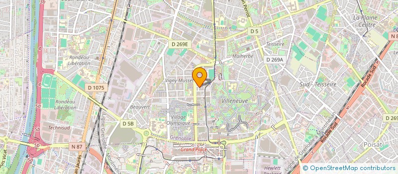 localisation de l'entreprise ASSOCIATION MUSULMANE DAUPHINOISE à GRENOBLE