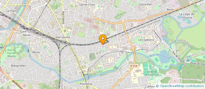 localisation de l'entreprise ASSOCIATION MUSULMANE DE BONNES OEUVRES  LE MANS